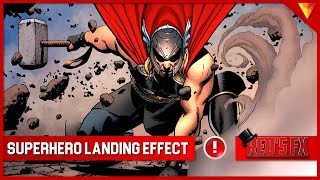Superhero Landing Effect Hitfilm Express Tutorial | Red's Fx