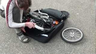 Brompton and Bicycle Trailer Cyclone IV Chubby