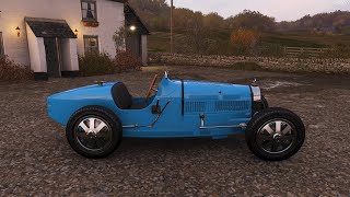 Forza Horizon 4 - 1926 Bugatti Type 35 C - Car Show Speed Jump Crash Test . 1440p 60fps.