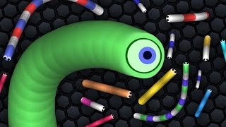 Slither.io - Детская мультяшная игра ПРО ЧЕРВЯКА! #2
