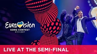 Francesco Gabbani - Occidentali's Karma (Italy) at the first Semi-Final