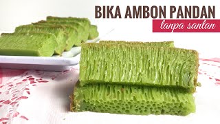 BIKA AMBON PANDAN TANPA SANTAN (Legit & Gurih) | HONEYCOMB CAKE Without Coconut Milk