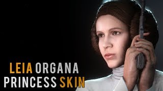 Leia Organa A New Hope Princess Skin Showcase - Star Wars Battlefront 2
