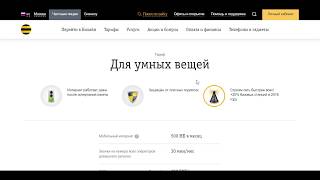 Обзор тарифного плана «Для умных вещей» от Билайн