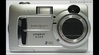 Разборка, ремонт фотоаппарата ( disassembly ) Minolta DiMAGE E223