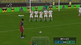 PES 2017 (PS2) Neymar Free Kick Goal vs PSG Champions League Similar
