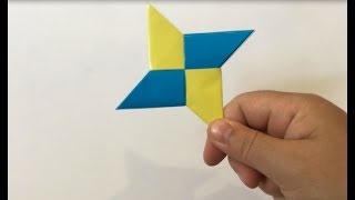 Як Зробити Ніндзя Зірку. Сюрікен. Орігамі Іграшка Своїми Руками