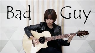 Bad Guy - Billie Eilish (Guitar Cover. 신은비 Silver Rain)