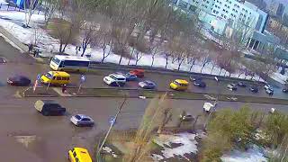 ДТП (авария г. Волжский) ул. Карбышева ул. Бульвар Профсоюзов 27-03-2018 09-52