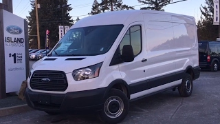2017 Ford Transit Cargo Van T-250  + Backup Camera Review | Island Ford