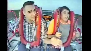 Реакция людей на американские горки Теряют сознание