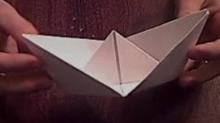 Оригами, как сделать корабль лодку Origami how to make a ship boat
