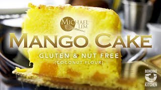 MOIST MANGO CAKE Gluten Nut Free Coconut Flour