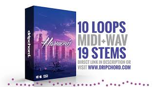 Trap Loop/Sample Pack "Harmonix" - 10 Loops, MIDI and WAV + Stems