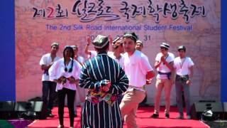 실크로드 국제학생축제중 우즈벡 댄스경연(Ozbek dance)