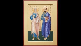 Акафист первоверховным апостолам Петру и Павлу 29.01; 12.07