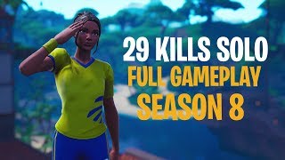 29 Kills Solo - S8 | Console - Fortnite Gameplay