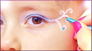 ❀ Макияж глаз с узором ❀| MAKEUP TUTORIAL FOR KIDS ❀ Mom and daughter? MILASHKA