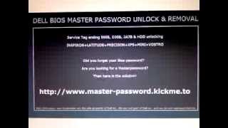 DELL 1F66, 6FF1, ACER, HP, COMPAQ & SAMSUNG BIOS PASSWORD REMOVAL UNLOCK SERVICE
