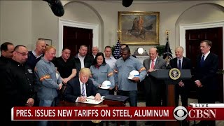 President Trump issues new tariffs