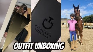 NIEUWE WEDSTRIJD OUTFIT VAN CAVALLERIA TOSCANA | Unboxing | Demi van Nikkelen Kuijper