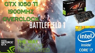 GTX 1050 Ti + i7-5820k - Battlefield 1 Campaign Gameplay Ultra 1080p
