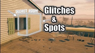 Rainbow Six Siege | Oregon Glitches & Spots (Secret Rooms)