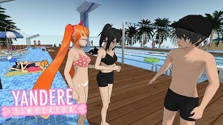 VACACIONES!!! FIESTA EN LA PISCINA | YANDERE SIMULATOR