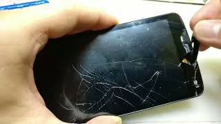 ZTE BLADE L370. Замена тачскрина (подробное видео). BLADE L370 touchscreen replacement