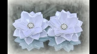 КРАСИВЫЕ ШКОЛЬНЫЕ БАНТИКИ ИЗ ЛЕНТ , МК / DIY BEAUTIFUL SCHOOL RIBBON BOWS