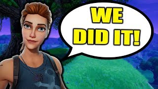 HELPING *LITTLE KID WIN* ON FORTNITE!!! (Fortnite Battle Royale Random Duos Gameplay)