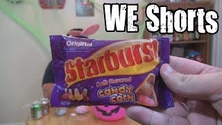 HalloWEen Shorts - Starburst Candy Corn & Gummy Bat