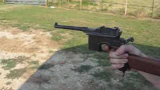 'Broomhandle' Mauser C.96 with stock