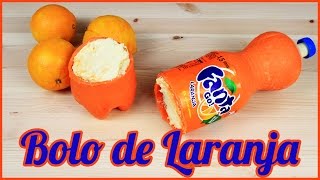 Bolo de Laranja na Garrafa de Fanta | Como fazer Bolo na Garrafa | Fanta Bottle Cake | Cakepedia