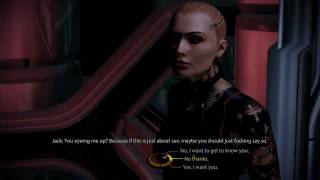 (M)ass Effect 2 - Shepard & Jack (Subject Zero) Romance Scene [HD]