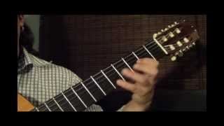 J.S. Bach - Prelude from Cello Suite I in G, BWV 1007 - Classical Guitar (D  major)