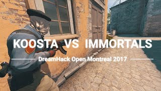 koosta vs Immortals @ DreamHack Montreal 2017