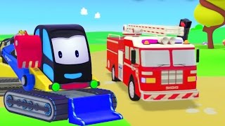 Мультфильмы 3D: Считаем пожарные машины. Мультики Зим Зум