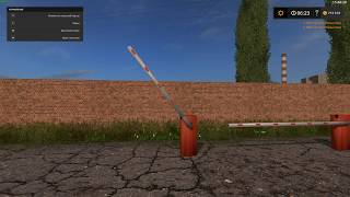 Мод ПАК шлагбаумы PLACEABLE BARRIER V1.0.0.0 Farming Simulator 2017