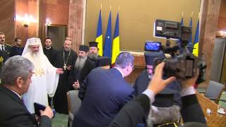 Premierul Victor Ponta s-a întâlnit cu Preafericitul Părinte Patriarh Teofil III