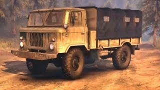 Тест-драйв Газ-66 - Шишига. Spin Tires - симулятор бездорожья. И анонс про стендовый моделизм