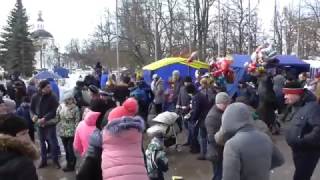 Проводы масленицы. Город Вязьма Farewell to the carnival. City Vyazma