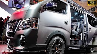 (4K)NISSAN NV350CARAVAN Grand Touring Concept 日産キャラバンNV350グランドツアーコンセプト - 東京オートサロン2018
