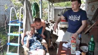 Пьяная девка