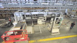 Specialty Finishing Bobst 145 Mastercut install, Operator Side View