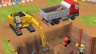 Little Builders - Construction Game - Cartoon for Children with Cement Mixer, Diggers and Cranes