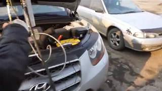 Чистика всей воздушной системы и EGR на Hyundai Santa FE дизель