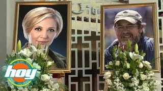 HOY | Emotivo último adiós a Maru Dueñas y Claudio Reyes