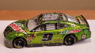 2018 Chase Elliott Mtn Dew "Kansas Race Win" 1:64 (NASCAR Authentics Die-Cast Review)
