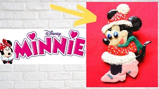 Как сделать Минни Маус / Minnie Mouse / Брошь из полимерной глины